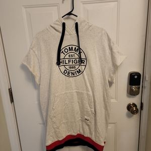 Tommy Hilfiger Denim Short Sleeve Hoodie Like New Large